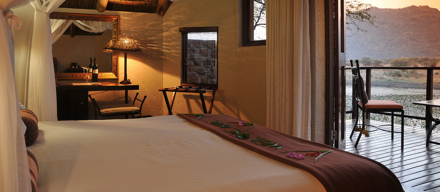 Tau Game Lodge Accommodation, Room Type 1: Standard Chalets)