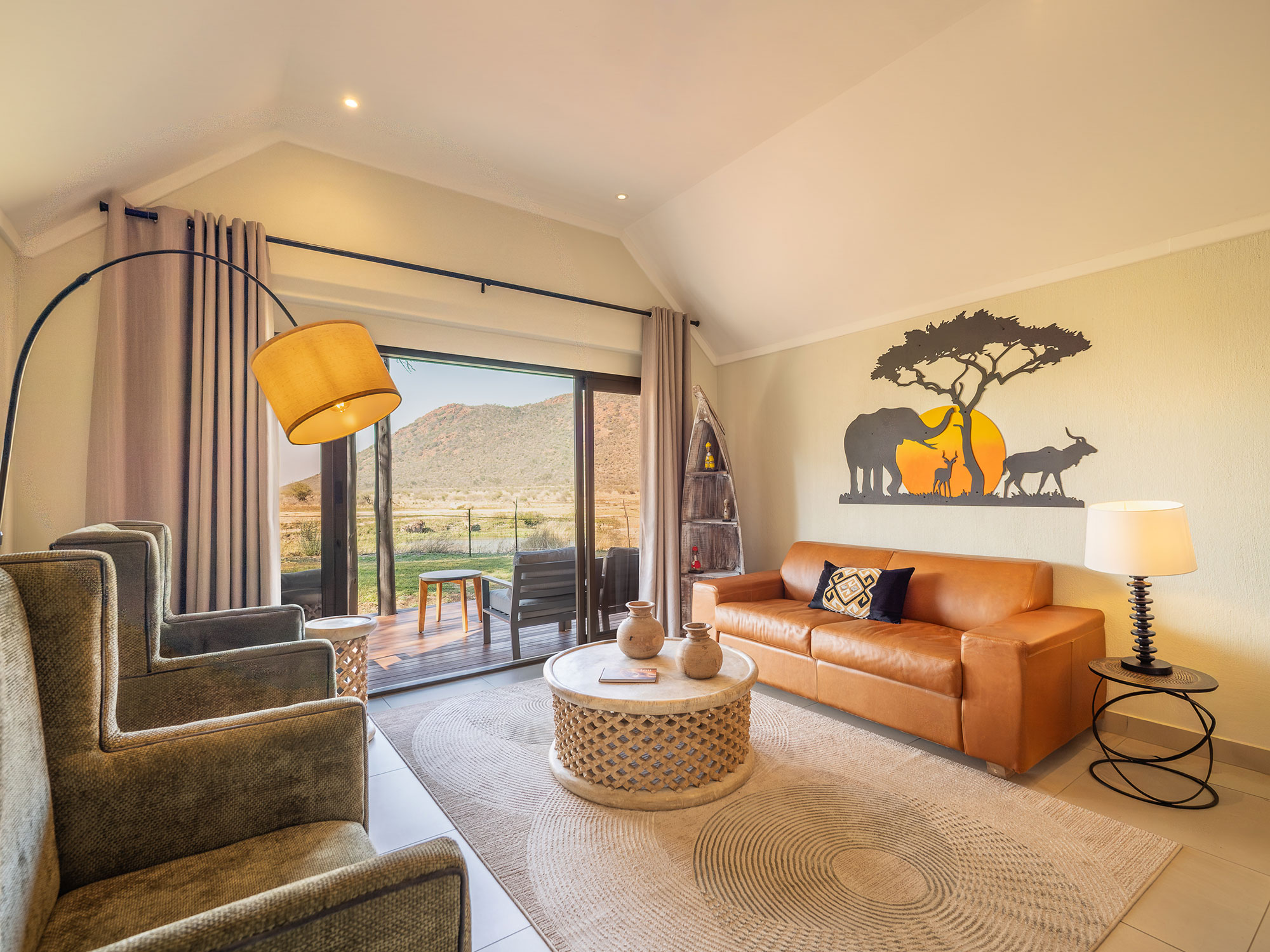 luxury safari lodge with Family Suite