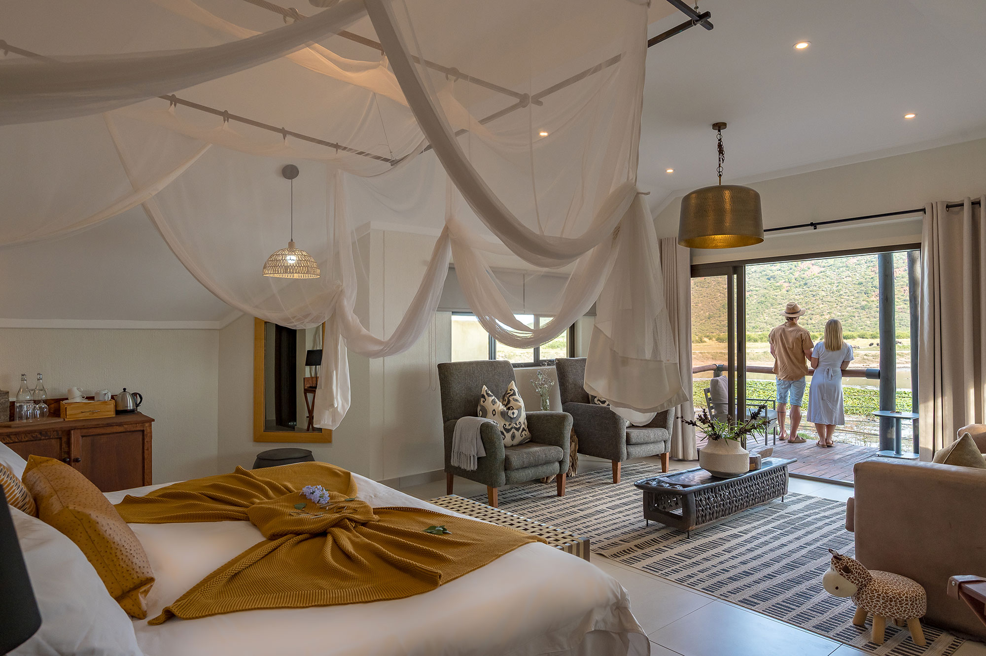 Deluxe Chalets Accommodation at Tau, a South